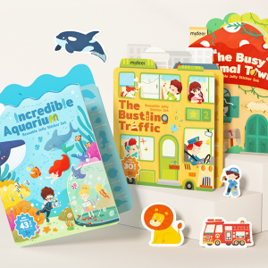 Libro de stickers reusable