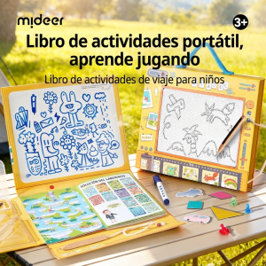 Libro de actividades portátil sensorial